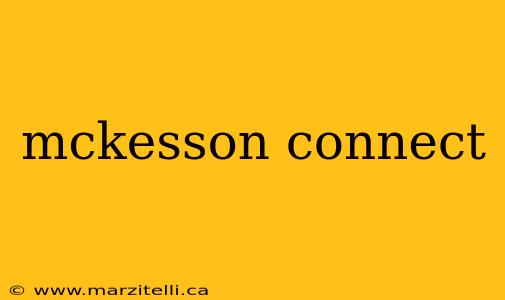 mckesson connect