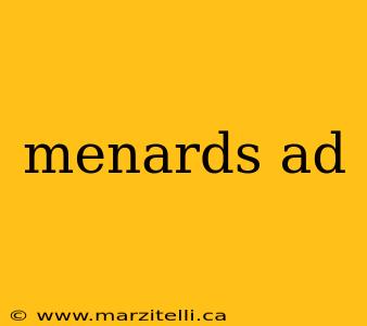 menards ad