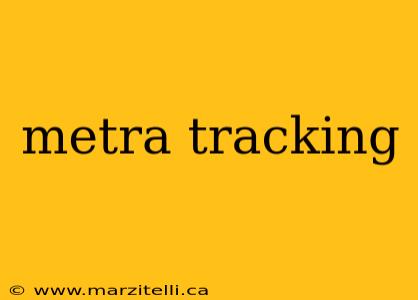 metra tracking