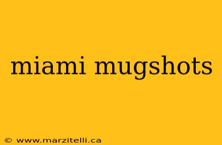 miami mugshots