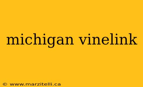 michigan vinelink