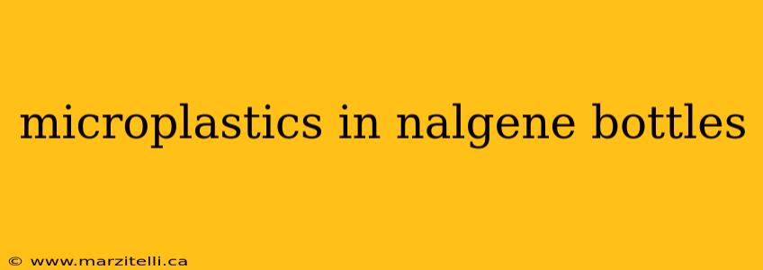 microplastics in nalgene bottles