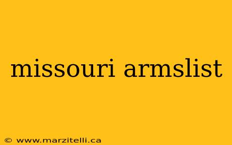 missouri armslist