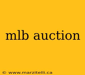 mlb auction
