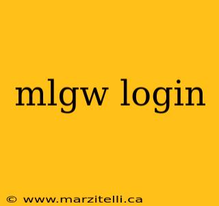 mlgw login