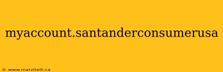myaccount.santanderconsumerusa