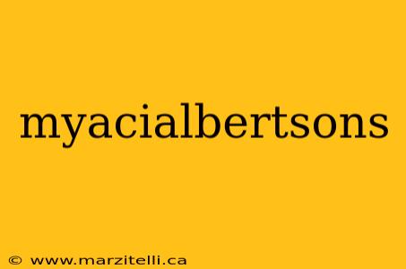 myacialbertsons