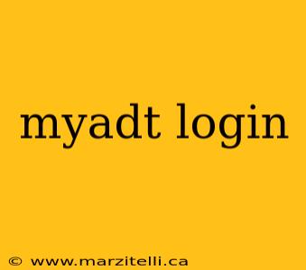 myadt login