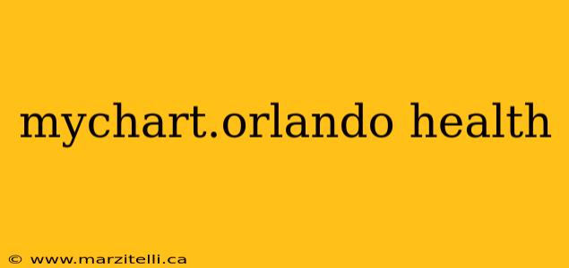 mychart.orlando health