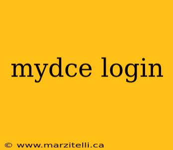 mydce login