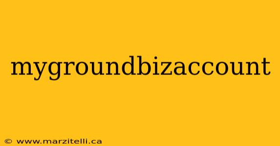 mygroundbizaccount