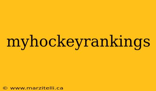 myhockeyrankings