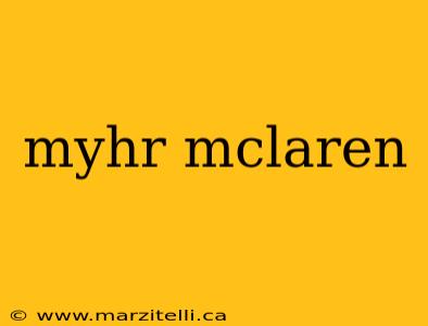 myhr mclaren