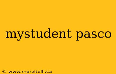 mystudent pasco