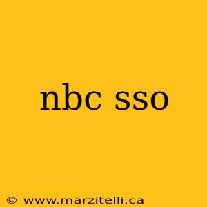 nbc sso