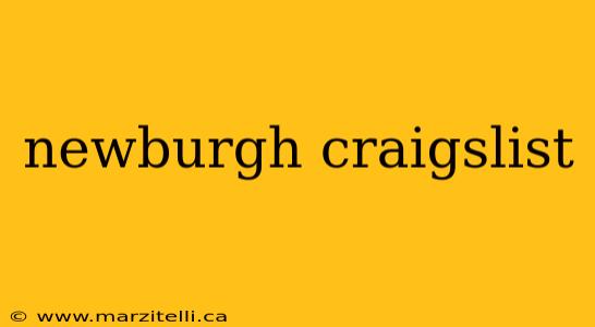 newburgh craigslist