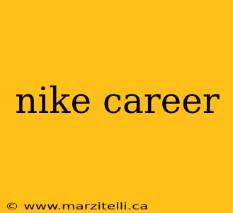 nike career
