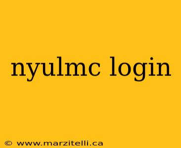nyulmc login