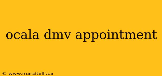 ocala dmv appointment