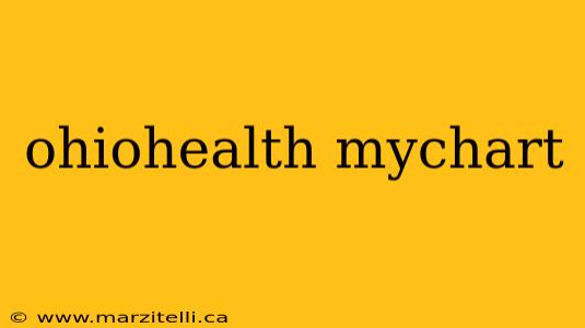ohiohealth mychart