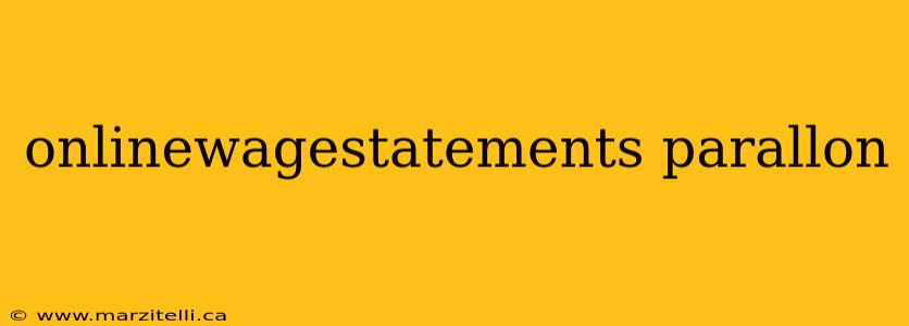 onlinewagestatements parallon