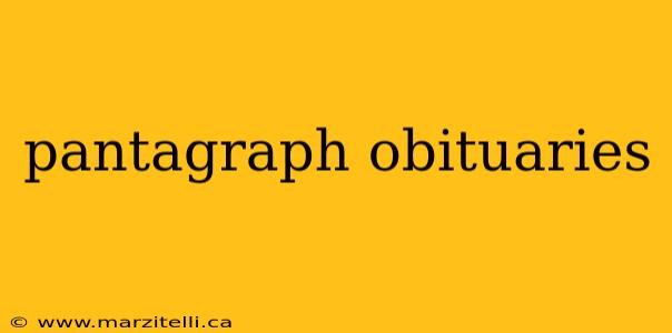 pantagraph obituaries