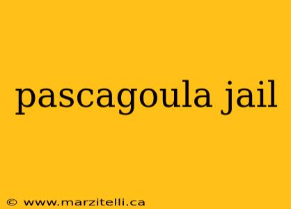 pascagoula jail
