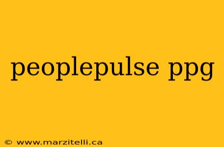 peoplepulse ppg