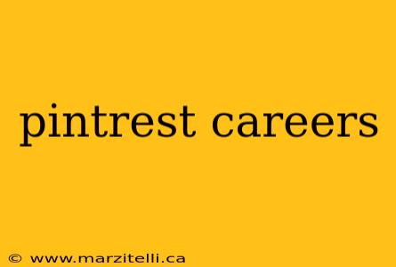 pintrest careers