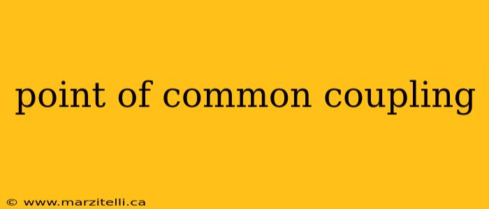 point of common coupling