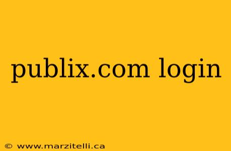 publix.com login