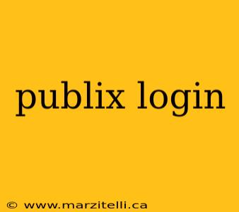 publix login