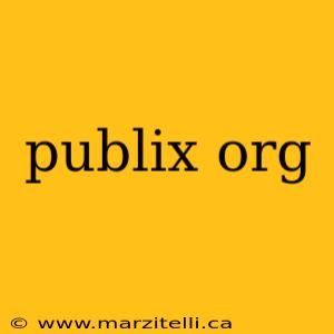publix org