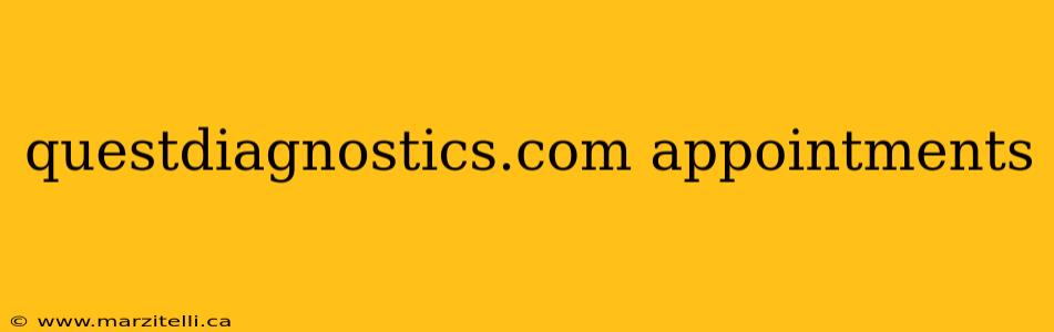 questdiagnostics.com appointments
