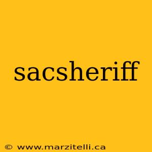 sacsheriff