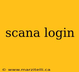 scana login