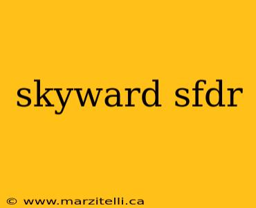 skyward sfdr