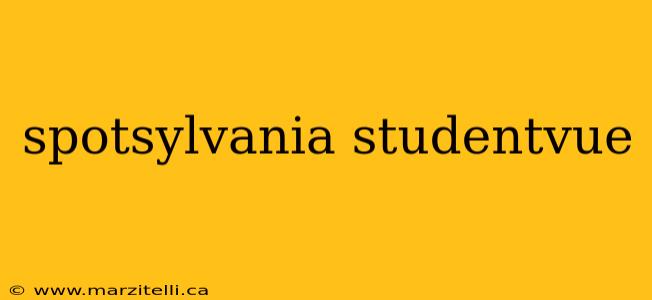 spotsylvania studentvue
