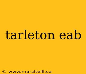 tarleton eab