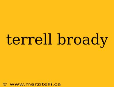 terrell broady