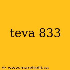 teva 833