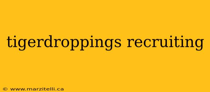 tigerdroppings recruiting