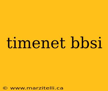 timenet bbsi