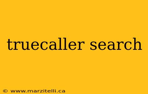 truecaller search