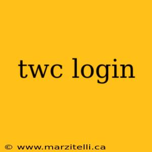 twc login