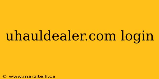 uhauldealer.com login