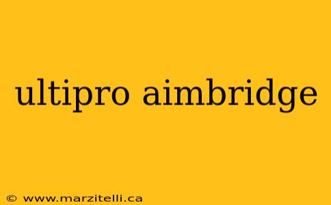 ultipro aimbridge