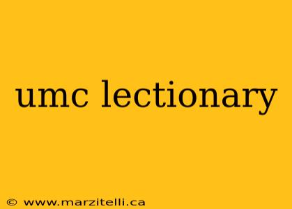 umc lectionary