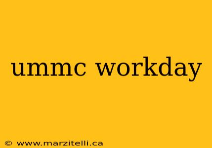 ummc workday