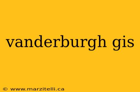 vanderburgh gis